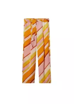 Брюки со складками спереди MANGO Regular Pleat-Front Pants Odilia, оранжевый