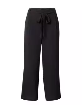 Брюки со складками спереди ONLY Carmakoma Regular Pleat-Front Pants CARLux, черный