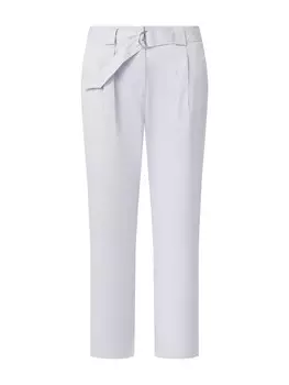 Брюки со складками спереди Quiosque Regular Pleat-Front Pants 3UC003, пастельный синий