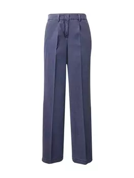 Брюки со складками спереди s.Oliver Wide leg Pleat-Front Pants, сапфировый