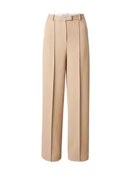 Брюки со складками спереди TOMMY HILFIGER Regular Pleat-Front Pants, бежевый