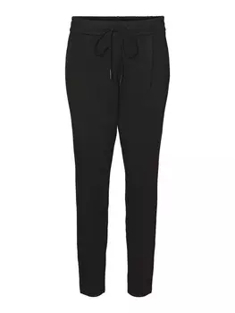 Брюки со складками спереди VERO MODA Loose fit Pleat-Front Pants, черный
