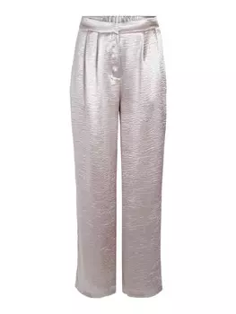 Брюки со складками спереди VILA Loose fit Pleat-Front Pants Jackel, нюд