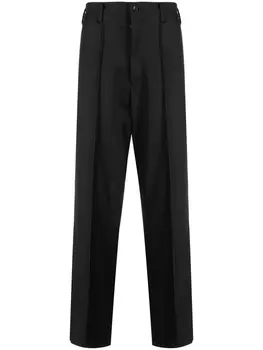 Брюки со складками sulvam, черный