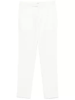 Брюки со складками Zegna, белый