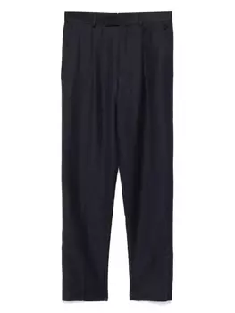 Брюки со складками Zegna, синий