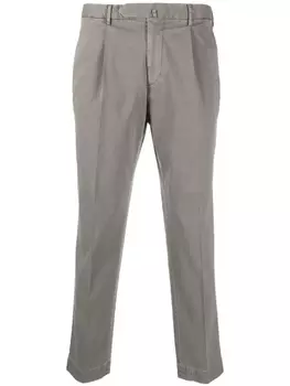 Брюки со смещенной застежкой Dell'oglio, серый