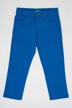 Брюки со средней талией United Colors Of Benetton, синий
