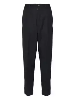 Брюки со стрелками спереди MAISON MARGIELA, черный