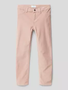 Брюки со структурированным узором Mayoral, светло-розовый