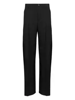 Брюки со вставками MM6 Maison Margiela, черный