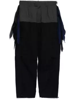 Брюки со вставками Undercover, синий