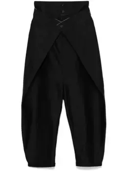 Брюки со вставками YEHUAFAN, черный