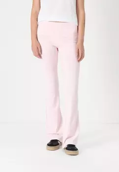 Брюки SOFT TOUCH FOLDED TROUSERS Gina Tricot, светло-розовый