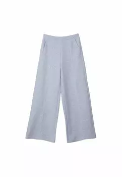 Брюки SOFT TOUCH WIDE Stradivarius, серый