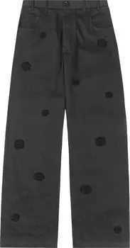 Брюки Song for the Mute Daisy Long Work 'Black', черный