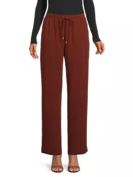 Брюки Sonia Rykiel на шнуровке, brick