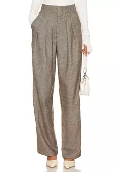 Брюки Sophie Rue Wick Double Pleat Trouser, коричневый