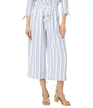 Брюки Southern Tide, Malisa Striped Wide Leg Crop Pants