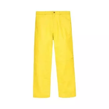 Брюки Sp5der Debossed Web Leather Pant, желтый