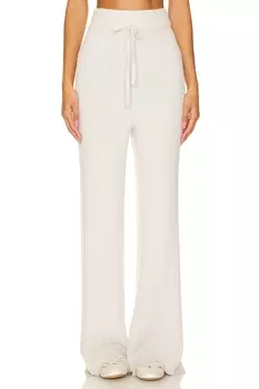 Брюки Spiritual Gangster Wide Leg Chenille, цвет White Sand