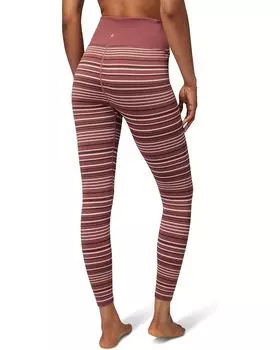 Брюки Spiritual Gangster Wrap Front Love Sculpt 7/8 Leggings, цвет Washed Burgundy Stripe