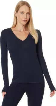 Брюки Splendid Georgie Rib Long Pants, темно-синий