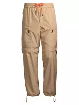 Брюки Sportivo на молнии Moncler, цвет sand