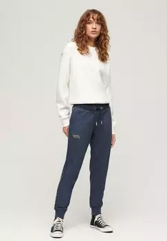 Брюки спортивного костюма Essential Logo Joggers Superdry, темно-синий