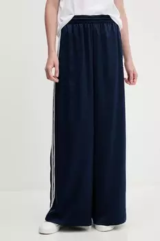 Брюки спортивные Adicolor Satin Wide Leg Adidas Originals, темно-синий