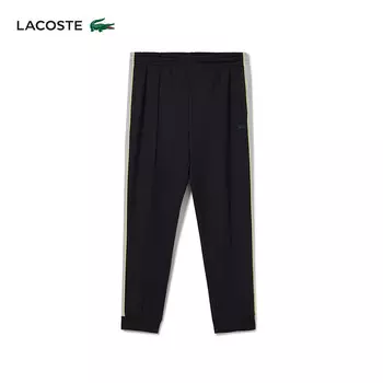 Брюки спортивные Lacoste с цветными блоками, темно-синий