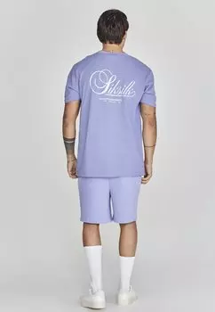Брюки спортивные Logo SIKSILK, фиолетовые
