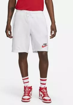 Брюки спортивные M NK CLUB+ FT SHORT LBR Nike, белый/белый