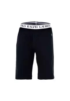 Брюки спортивные мужские - JOGGER-SLEEP-BOTTOM, брюки для сна, длинные, однотонные RALPH LAUREN, черный