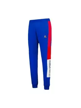 Брюки спортивные обычные трехцветные n1 Le Coq Sportif, синий