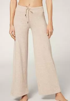 Брюки спортивные PALAZZO Calzedonia, цвет natur hell meliert