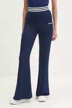 Брюки спортивные расклешенные FLARED PANTS Adidas Originals, темно-синий