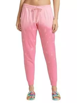 Брюки Спортивные Saks Fifth Avenue L.A. Stress с эффектом потертости, розовый
