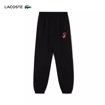 Брюки спортивные женские Lacoste French Crocodile Drago, черный