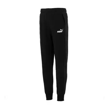 Брюки sports knit breathable casual long pants black Puma, черный