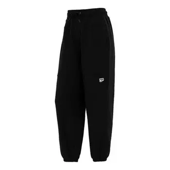 Брюки sports running breathable long pants black Puma, черный