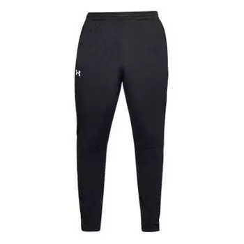 Брюки sportstyle pique track pants 'black' Under Armour, черный