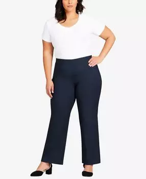 Брюки среднего размера super stretch bootcut plus size Avenue