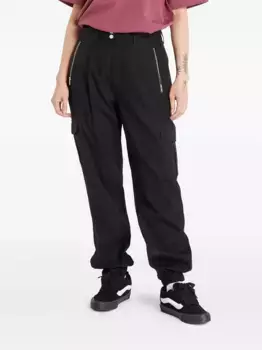 Брюки средней посадки Tommy Jeans, черный