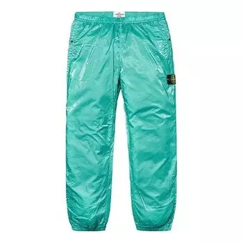 Брюки ss19 x stone island new silk light pant Supreme, синий