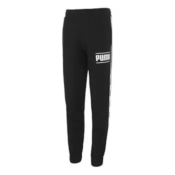 Брюки ss21 logo sports pants 'black' Puma, черный