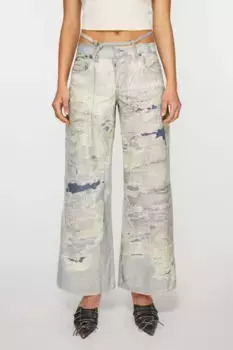 Брюки стандартного кроя - 2004 Acne Studios, голубой