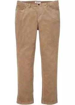 Брюки стандартного кроя из эластичного вельвета удобного кроя John Baner Jeanswear, оранжевый