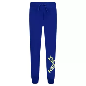 Брюки стандартного кроя Kenzo Kids, синий