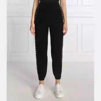 Брюки стандартного кроя с добавлением шерсти Elisabetta Franchi, черный